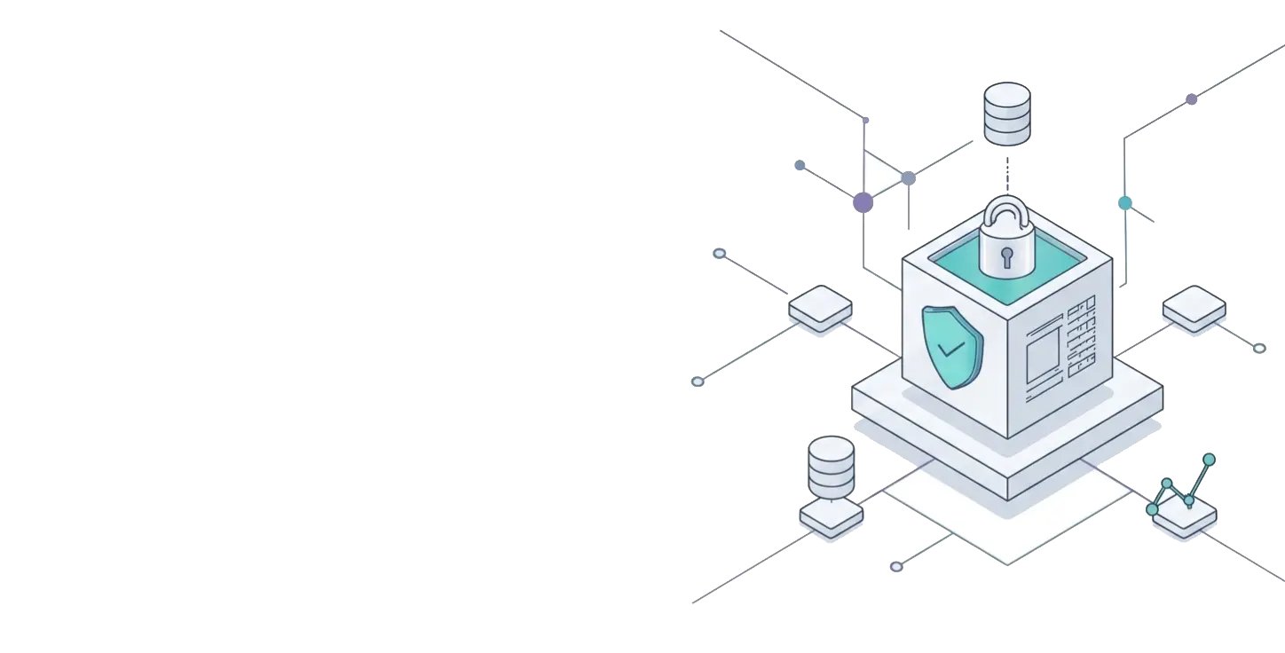 Sistema digital seguro conectado a datos y analítica